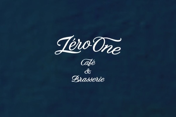 Zero one cafe & brasserie logo